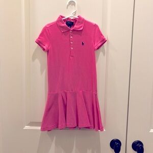 Girls Polo Dress Pink